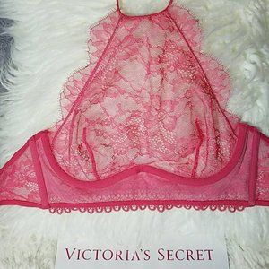 VS lace halter bra 32C NWT